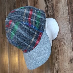 Vintage Plaid Trapper Hat Ear Flaps Size XL Made In The USA